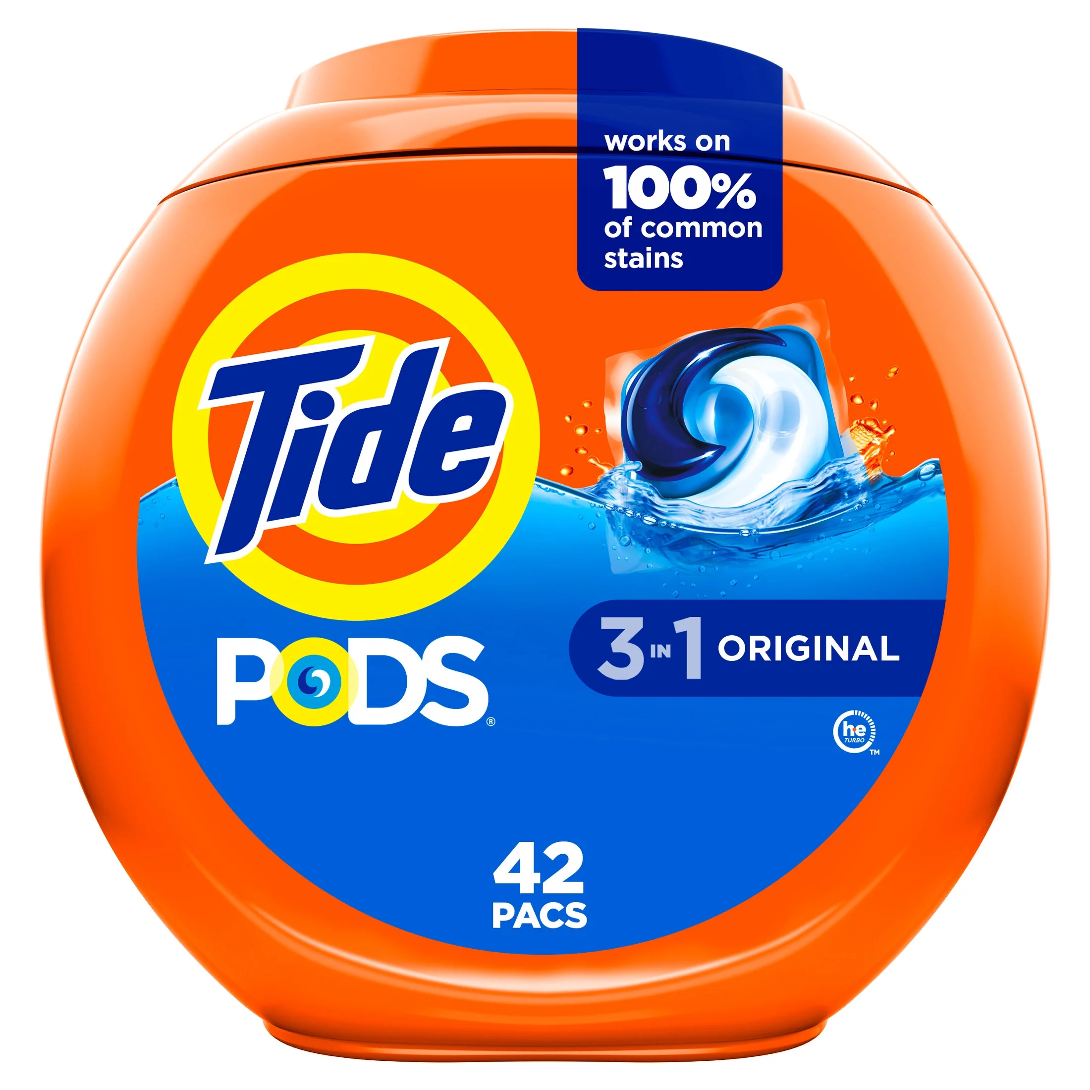 Tide Tide PODS Laundry Detergent Soap Pacs, Original Scent, 42 Count — ITEM_ID 37000009955
