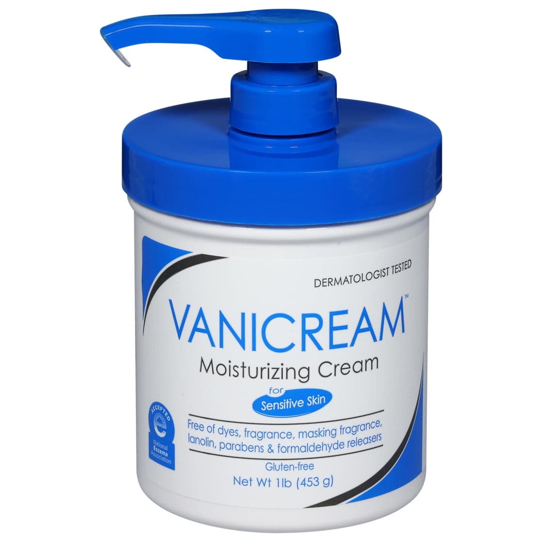 Vanicream Sensitive Skin Care Vanicream Moisturizing Skin Cream Rich and Fragrance-Free Moisturizer Designed for Sensitive Skin — UPC 345334300168