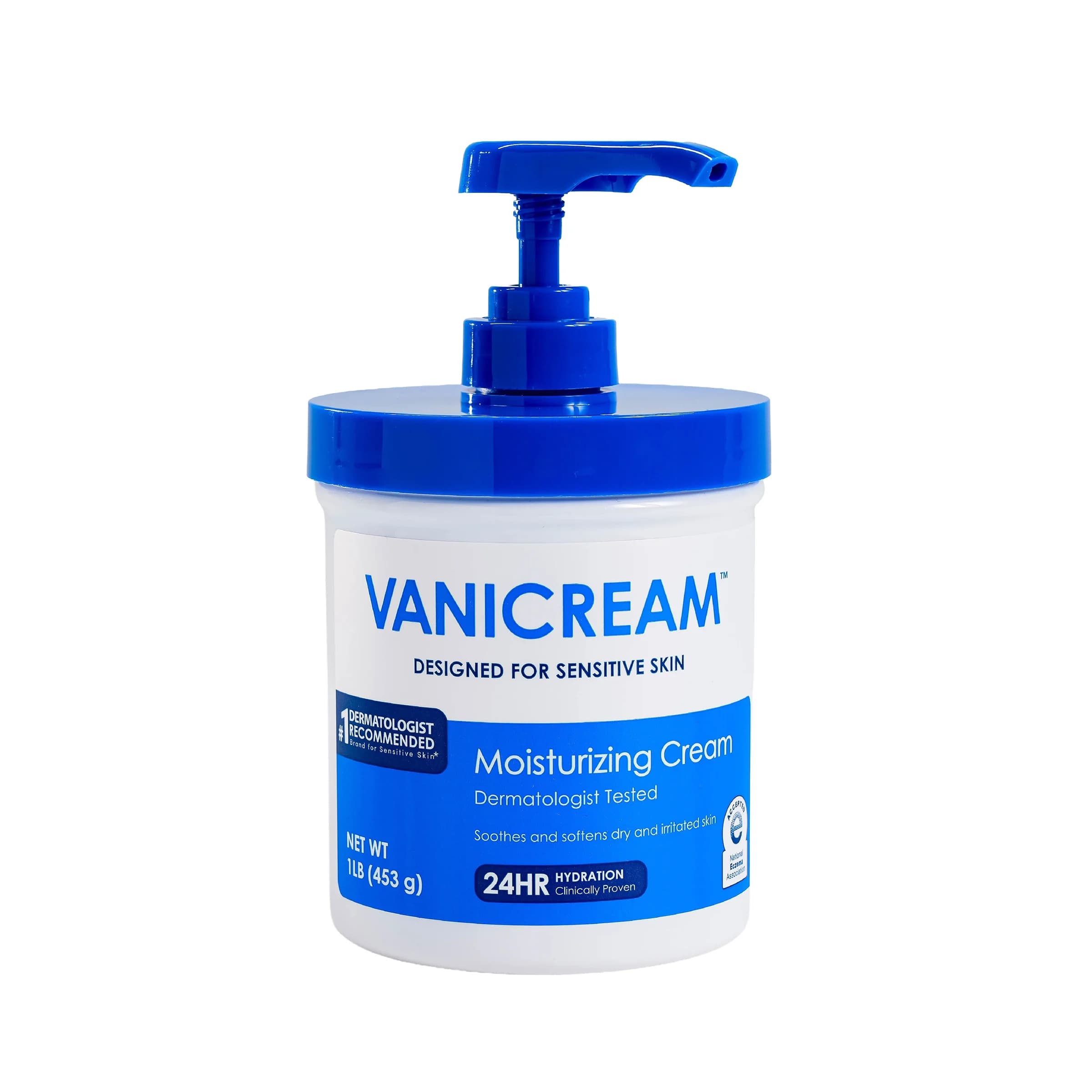 Vanicream Vanicream Moisturizing Skin Cream for Sensitive Skin with Pump Dispenser - 16 fl oz (1 lb) — UPC 345334300168