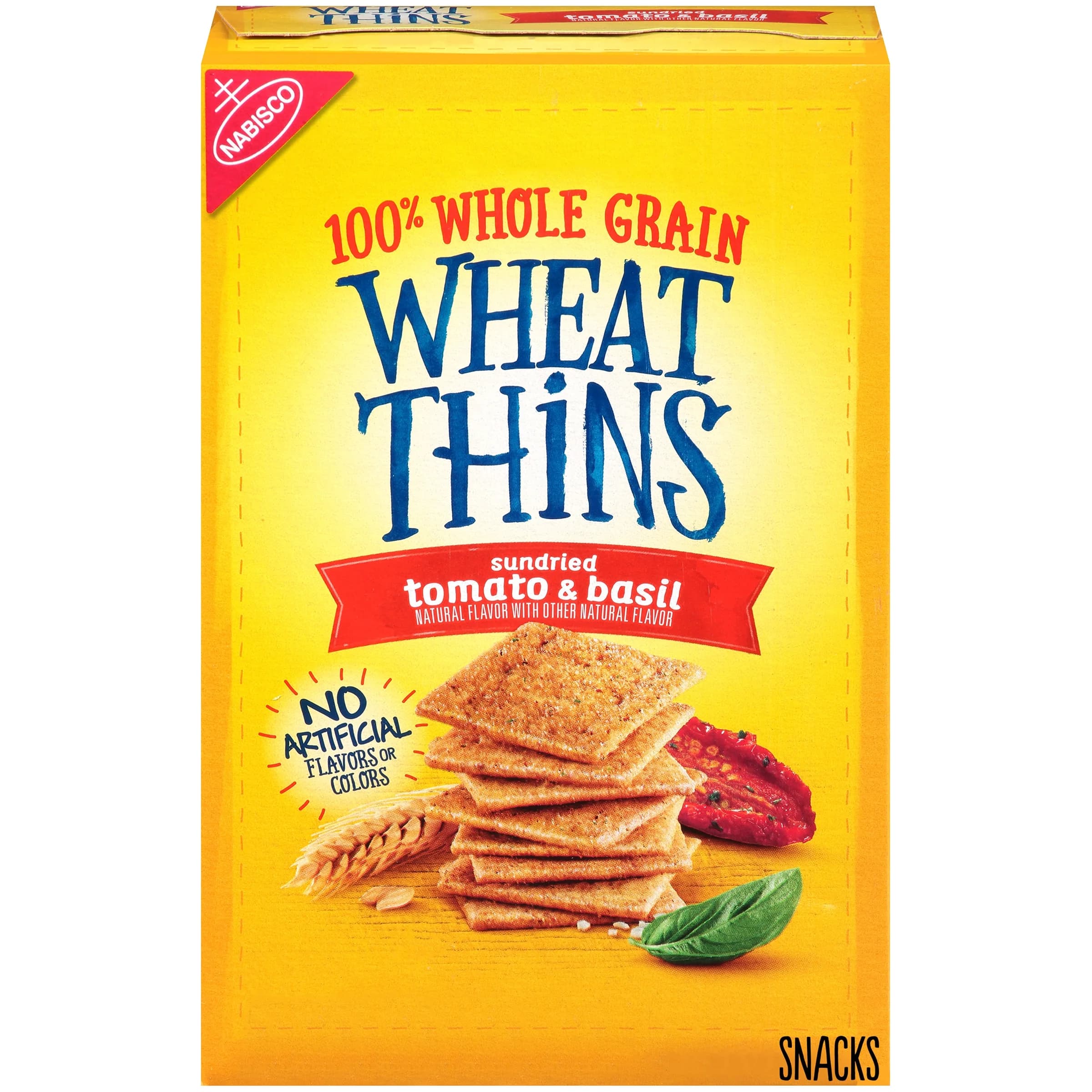 Wheat Thins Wheat Thins Sundried Tomato & Basil Whole Grain Wheat Crackers, 9 oz — ITEM_ID 44000030438