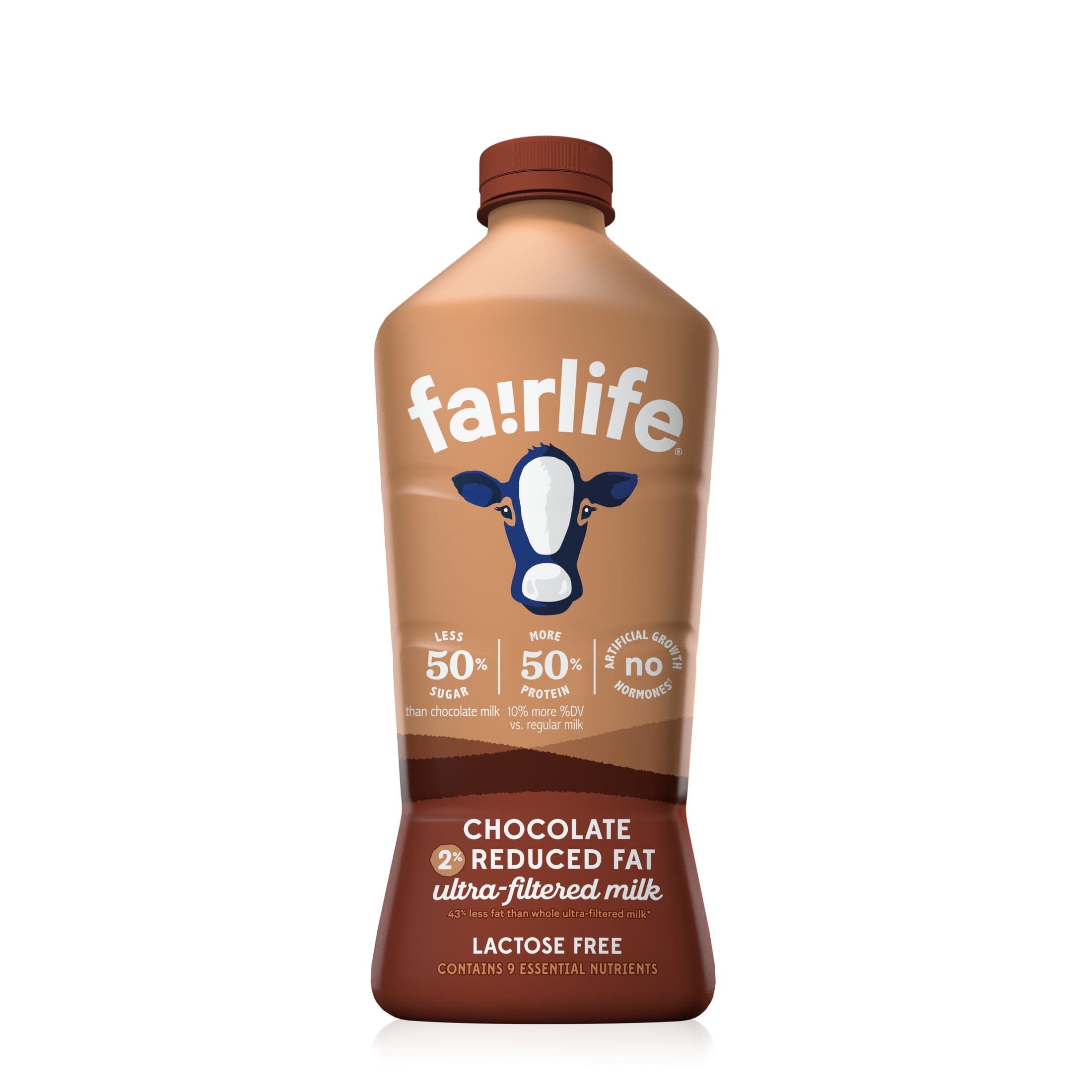 fairlife fairlife Lactose Free Reduced Fat Chocolate Ultra Filtered Milk, 52 fl oz — UPC 856312002795