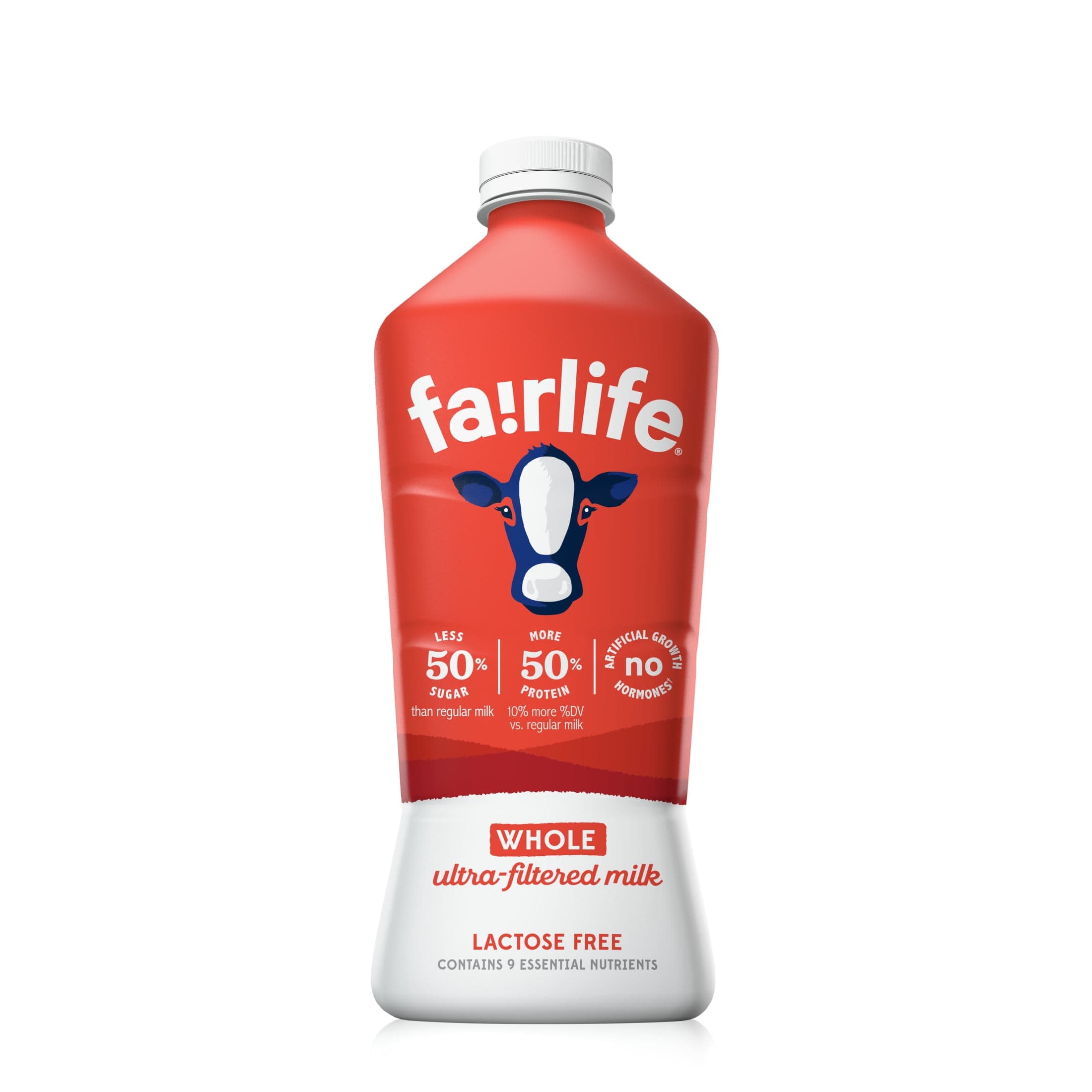 fairlife fairlife Lactose Free Ultra Filtered Whole Milk, 52 fl oz — UPC 811620020169