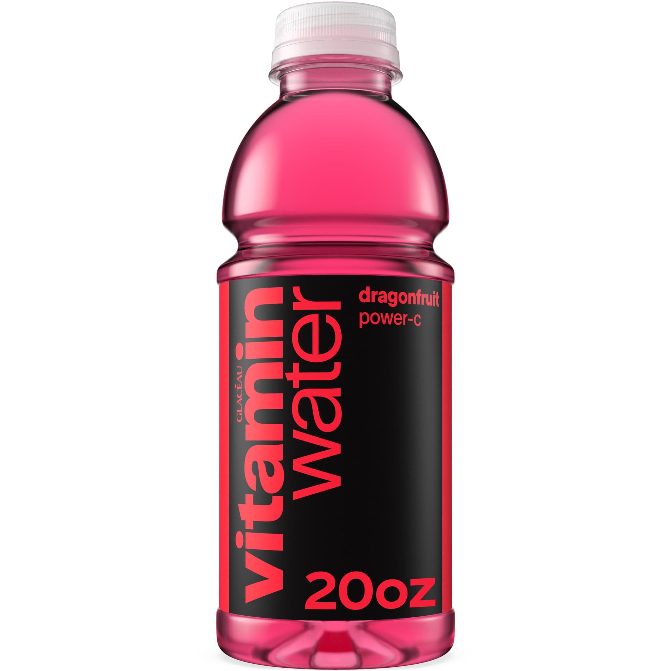 vitaminwater vitaminwater Power-C Dragonfruit Flavored Water Beverage Bottle, 20 fl oz — UPC 786162010001